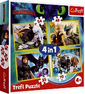 Trefl Puzzle 4 az 1- ben hogyan tanítsd a sárkányodat - Puzzle