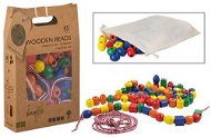 Jouéco wooden stringing beads 85pcs - Beads