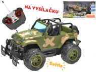 R / C car military off-road 26cm 27MHz, battery with light - Remote Control Car