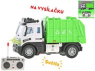 R / C garbage truck 13cm 1:64, with batteries and light - Remote Control Car