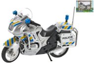 Police Motorcycle 12cm Metal Freewheeling - Metal Model