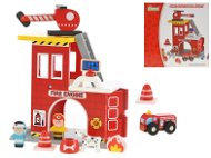 Set of Wooden Firefighters 22x12,5x22cm - Toy Garage