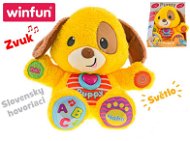 Puppy Educational Dog 33cm Slovak Speaking Battery Operated with Light - Interactive Toy