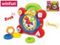 Jigsaw clock 22cm, battery operated moving parts with light and sound - Musical Toy