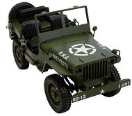 Legendární Jeep Willys 1 : 12 zelený - RC auto
