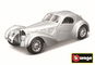 Bburago 1:24 Bugatti Atlantic stříbrná - Kovový model