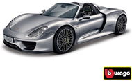 Bburago 1:24 Porsche 918 Spyder Metallic šedá 18-21076 - Kovový model
