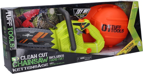 Tuff Tools Chainsaw and Helmet - Children's Tools - Main image