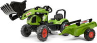 Šlapací traktor Claas Arion s nakladačem a vlečkou - Šlapací traktor