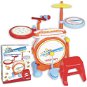 Digital Drum Kit with Keyboard, Microphone and Chair 66 x 44 x 67cm - Kids Drum Set