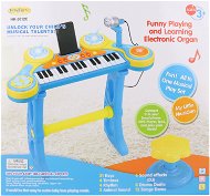 Blue Piano Battery Operated - Pianino