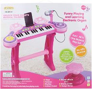 Rózsaszín elemes játék zongora - Pianino
