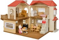 Sylvanian Families ajándékcsomag - Ház piros tetővel A - Játékfigura ház