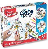Maped Creativ Color & Play - Mix & Match Puzzle - Malen für Kinder