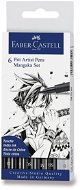 Popisovače Faber-Castell Pitt Artist Pen Manga Mangaka, sada 6 ks - Popisovač