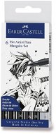 FABER-CASTELL Pitt Artist Pen Manga Mangaka, sada 6 ks - Popisovač