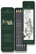 Faber-Castell Graphite Aquarelle Pencils in a Tin Box, 5pcs - Pencil