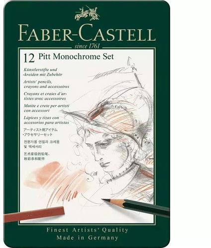 Faber-Castell Pitt Monochrome Wooden Case