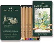 Faber-Castell Pitt Artists' Pastel Pencils in a Tin Box, 12 colours - Coloured Pencils