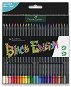 Faber-Castell Crayons Black Edition, 24 colours - Coloured Pencils