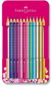 Faber-Castell Sparkle Colour Pencil Tin, 12 Colours - Coloured Pencils