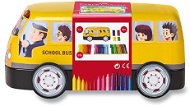 Faber-Castell Connector markers in tin bus, 33 colours - Felt Tip Pens