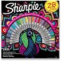 Sharpie Peacock permanent markers, 28 colours - Markers