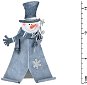Christmas Ornaments Sheet Metal Snowman No. 3 - 17cm - Vánoční ozdoby