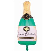 Balónek fóliová fľaša šampanského – champagne – Silvestr – Happy New Year – 84 cm - Balóny