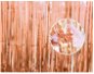 Party curtain - pink-gold - rosegold - 90 x 240 cm - Party Accessories