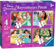 Ravensburger 030798 Disney varázslatos hercegnők 4 az 1-ben - Puzzle