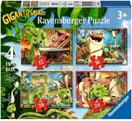 Ravensburger 030804 Gigantosaurus 4 az 1-ben - Puzzle