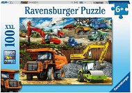 Ravensburger 129737 Építőipari járművek 100 db - Puzzle