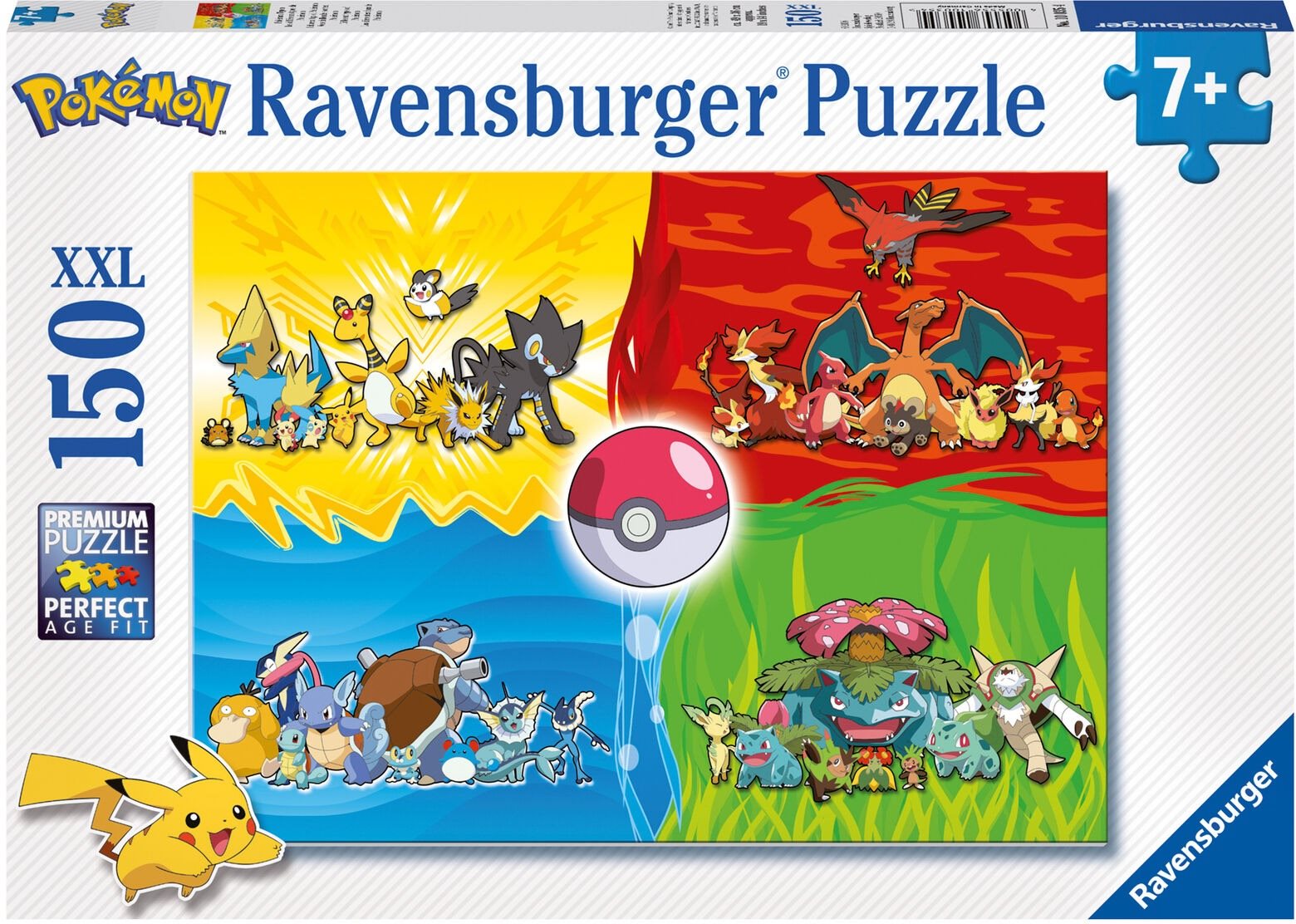Ravensburger 100354 Pokémon fajták 150 darab