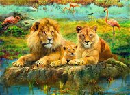 Ravensburger 165841 Lion family of 500 pieces - Jigsaw