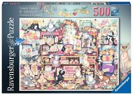 Ravensburger 167562 Őrült macskák, cukrászda 500 db - Puzzle