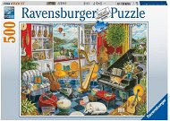 Ravensburger 168361 Musikzimmer 500 Puzzleteile - Puzzle