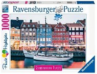 Puzzle Ravensburger 167395 Škandinávia Kodaň, Dánsko 1000 dielikov - Puzzle
