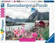 Ravensburger 167401 Škandinávia Lofoty, Nórsko 1000 dielikov - Puzzle