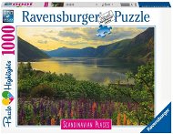 Ravensburger 167432 Skandinávia fjord Norvégiában, 1000 darab - Puzzle