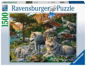 Puzzle Ravensburger 165988 Wölfe im Frühling 1500 Puzzleteile - Puzzle