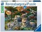 Puzzle Ravensburger 165988 Jarní vlci 1500 dielikov - Puzzle