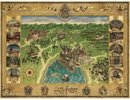 Ravensburger 165995 Map of Hogwarts 1500 pieces - Jigsaw