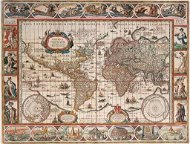 Ravensburger 166336 Mapa sveta 2000 dielikov - Puzzle