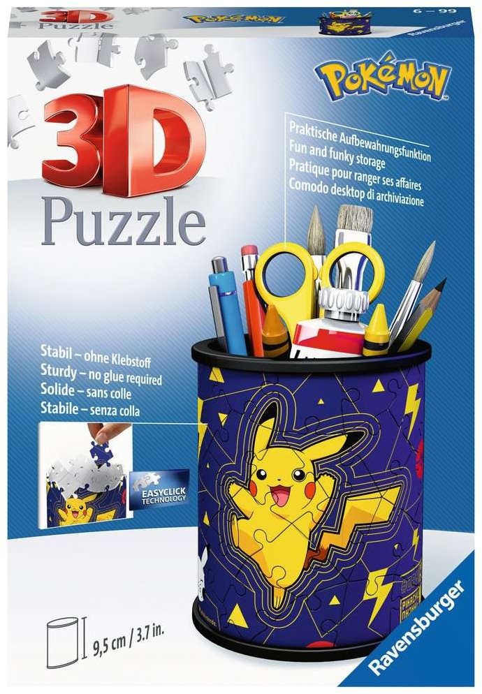 Ravensburger 3D 112579 Ceruzatartó Pokémon 54 darab
