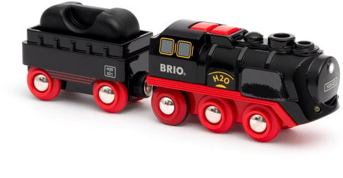 Brio World 33884 Parná lokomotíva s vodnou nádržou na batérie - Vláčiková dráha - Hlavný obrázok
