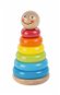 Jouéco wooden stacking tower - Sort and Stack Tower