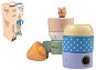 Jouéco The Wildies Family Wooden Stacking Racket - Baby Toy