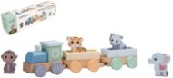 Jouéco The Wildies Family wooden train with animals - Train