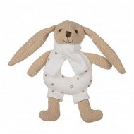 Canpol babies Zajačik Bunny s hrkálkou béžový - Plyšová hračka